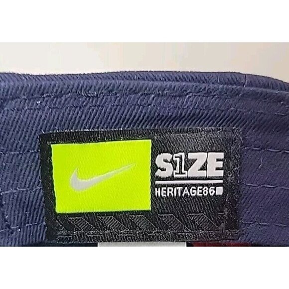 Ole Miss Football Nike Hat NEW Blue strapback cap - Picture 8 of 8